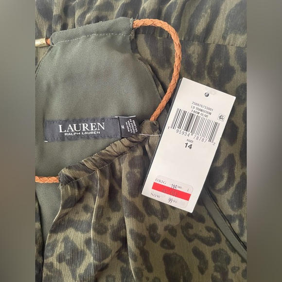 (12) NWT women's maxi dress Lauren Ralph Lauren (14) MSRP $195 - Picture 8 of 8